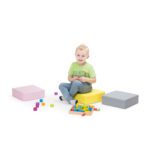 Eko odos pufai "Vaivorykštė" - įvairių spalvų - Image 2