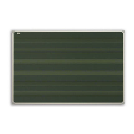 Žalia kreidinė magnetinė lenta muzikai 120x90 cm