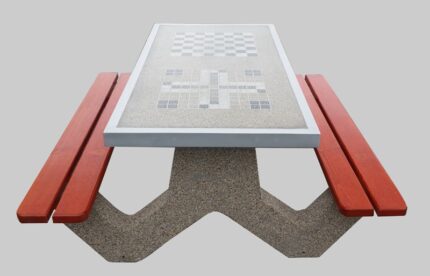 Betoninis stalas su dviem žaidimų lentom SL013B