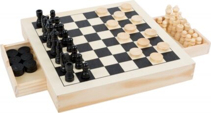 Šaškių ir šachmatų lenta 111208