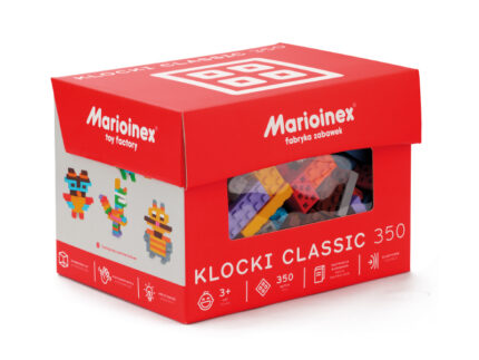 Konstruktorius Marionex guminės Lego kaladėlės 350 vnt. MA2844