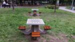 Betoninis šaškių / šachmatų stalas SL005 - Image 2