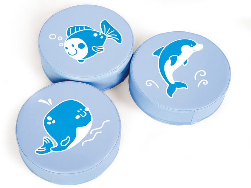 NS0681 Eko odos pufai pagalvėlės rinkinys Jūra NS0681 - Image 1