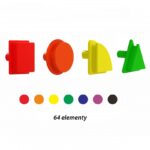 Geometrinių figūrų elemenų rinkinys ME14818 - Image 2