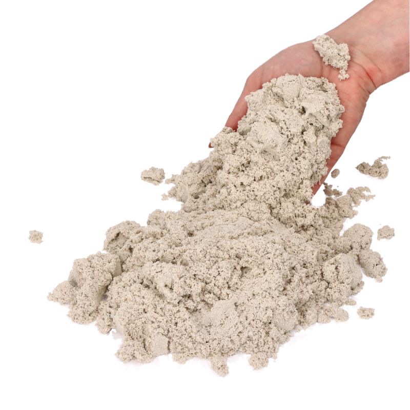 N3010-kinetinis-smelis-naturalus Kinetinis smėlis 1 kg N3010 - Image 1