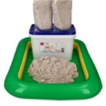 Kinetinis smėlis 5 kg su pripučiama smėlio dėže ZEST6_NATUR