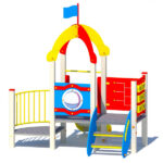 Kompleksinė lauko žaidimų aikštelė  N002 - Image 3