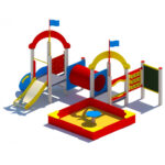 Kompleksinė lauko žaidimų aikštelė  N003 - Image 3