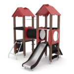 Kompleksinė lauko žaidimų aikštelė WD1407 - Image 5