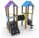 Kompleksinė lauko žaidimų aikštelė WD1407 - Image 9