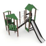 Kompleksinė lauko žaidimų aikštelė  WD1409 - Image 3