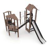 Kompleksinė lauko žaidimų aikštelė  WD1409 - Image 4