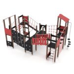 Kompleksinė lauko žaidimų aikštelė WD1413 - Image 3