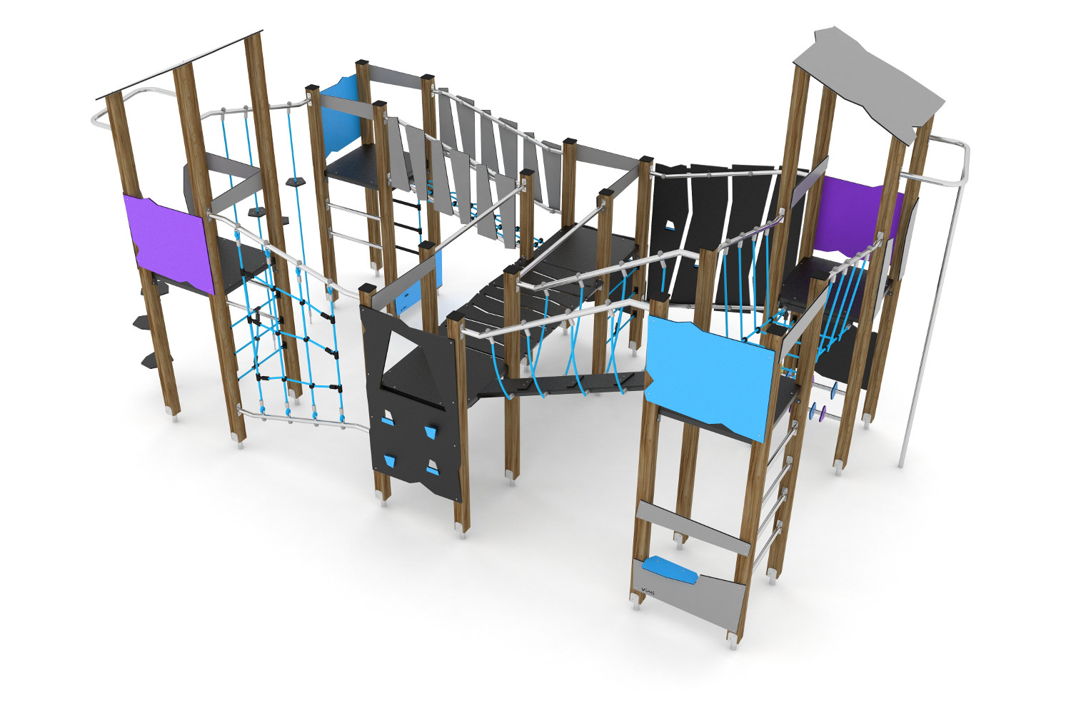 1413 Kompleksinė lauko žaidimų aikštelė WD1413 - Image 1