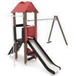 Kompleksinė lauko žaidimų aikštelė WD1438 - Image 4