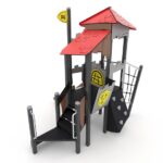 Kompleksinė vaikų žaidimų aikštelė su laipynėm 3003 - Image 6