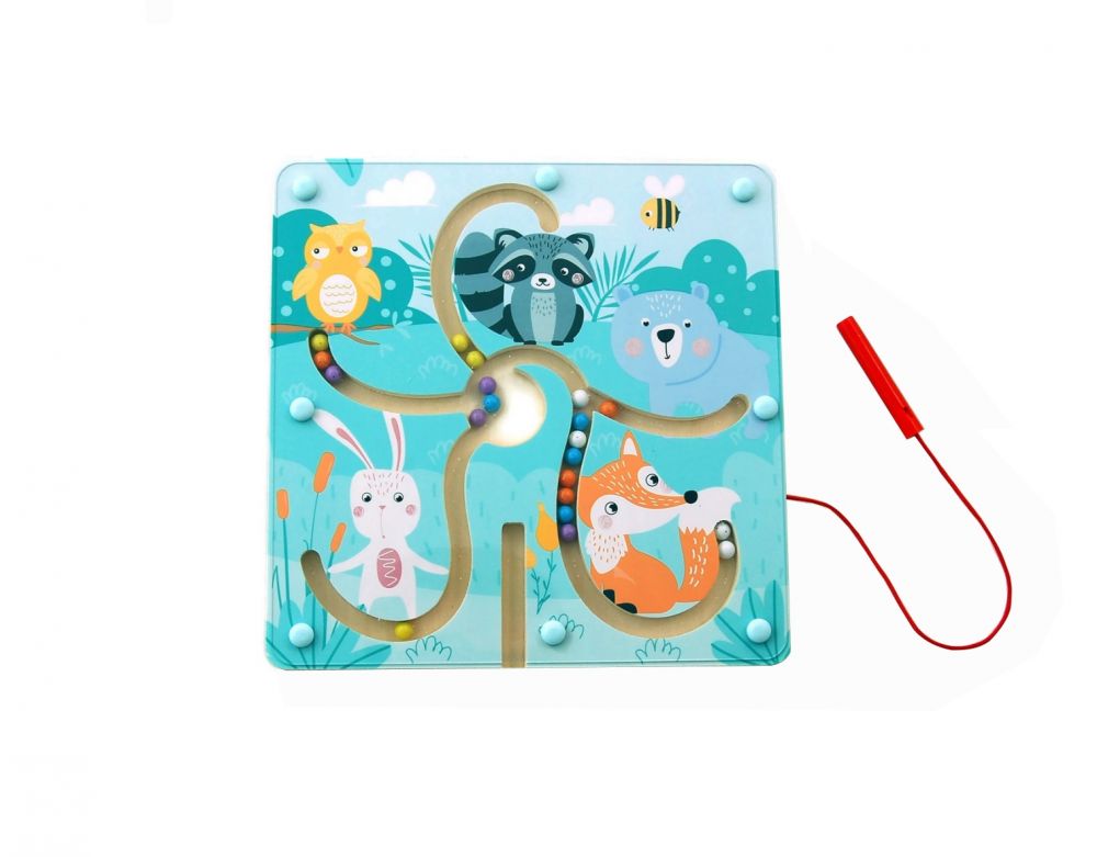 12805-7f1f59d599a7ff16fdc4c0107c5af6b2 Magnetinis labirintas "Miškas" N4012 - Image 1
