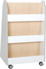 Mobili dvipusė bibliotekėlė - spintelė Quadro su ratukais įvairių spalvų - Image 6