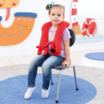 Pliušinis šuo pečių pagalvėlė su svoriais laikysenai ir susikaupimui 844002