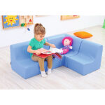 Vidutinė sofutė BAMBI įvairių spalvų sėdėjimo aukštis 26 cm - Image 3