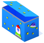 Žaislų laikymo lauke dėžė - skrynia