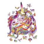 Figūrinė medinė dėlionė - vienaragis WT880 - Image 2