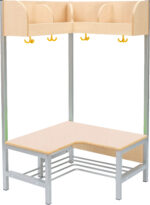 Atvira 4 vietų drabužinė kampu "Flexi" - Image 4