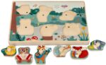 Garsinė dėlionė su rankenėlėmis Miško gyventojai N4074 - Image 2