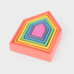 Medinės vaivorykštės spalvų formelės 73542