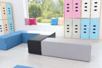 Trivietis pufas Inflamea 120cm