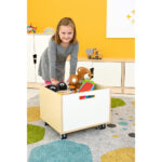 Daiktų laikymo dėžė ant ratukų