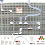 Pastatoma dvipusė lauko STEAM lenta su priedais MK0010 - Image 3