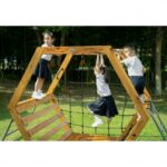 Šešiakampis medinis žaidimų kompleksas CW70168 - Image 2