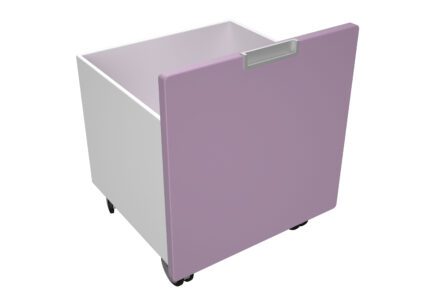 Quadro mažas stalčius ant ratukų | įvairių spalvų - Pastelinė violetinė 094076