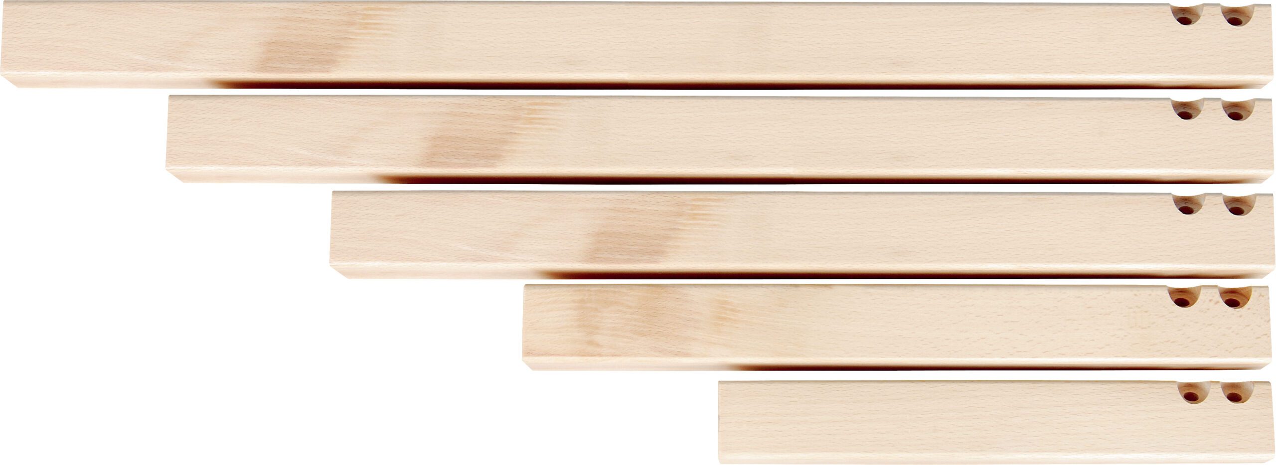 126513_b_09 Kvadratinės kojos HPL / 6 vnt. / įvairių aukščių - Image 1