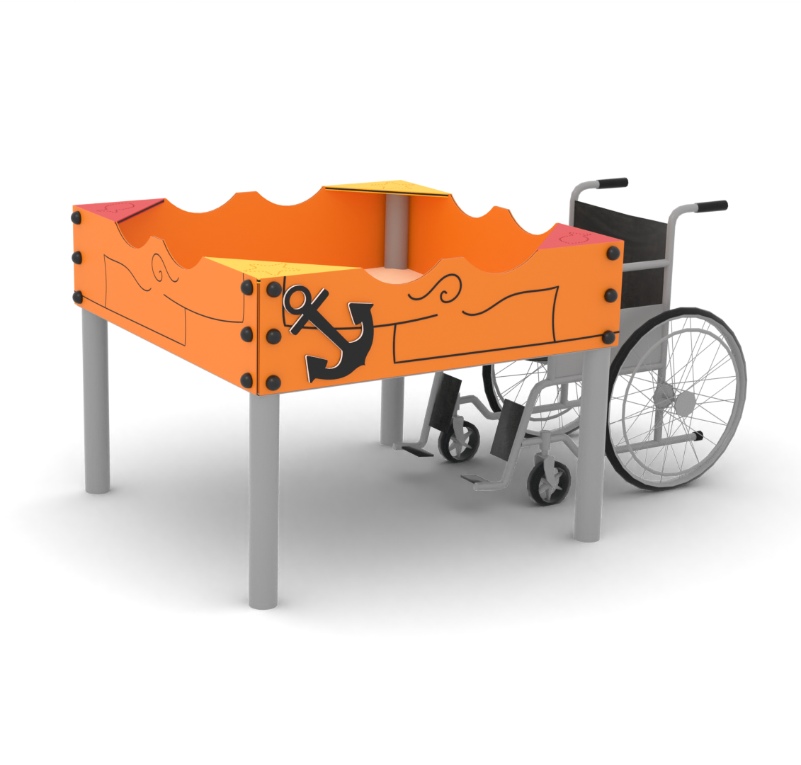 piaskownica_integracyjna_3 Smėlio dėžė pritaikyta neįgaliesiems PS-047 - Image 1
