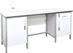 Laboratorinis stalas su kriaukle HPL 096175