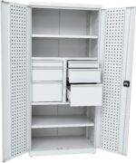 Metalinė spinta su stalčiais 852263