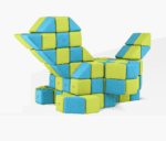 Konstruktorius „Jolly heap” magnetiniai blokeliai 150 vnt. JOY