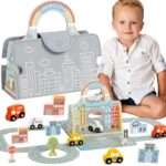 Mini trasa nešiojamame krepšelyje Miestas TP536