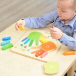 Edukacinė medinė pirštų skaičiavimo lenta MK01733 - Image 2
