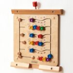 Edukacinė sieninė lenta Spalvingi vikšrai, mokantys skaičius ir kiekius ME23995 - Image 2