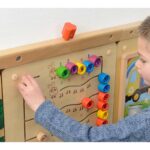 Edukacinė sieninė lenta Spalvingi vikšrai, mokantys skaičius ir kiekius ME23995 - Image 8