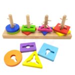 Medinė Montessori Formų rūšiuoklė 50968 - Image 4