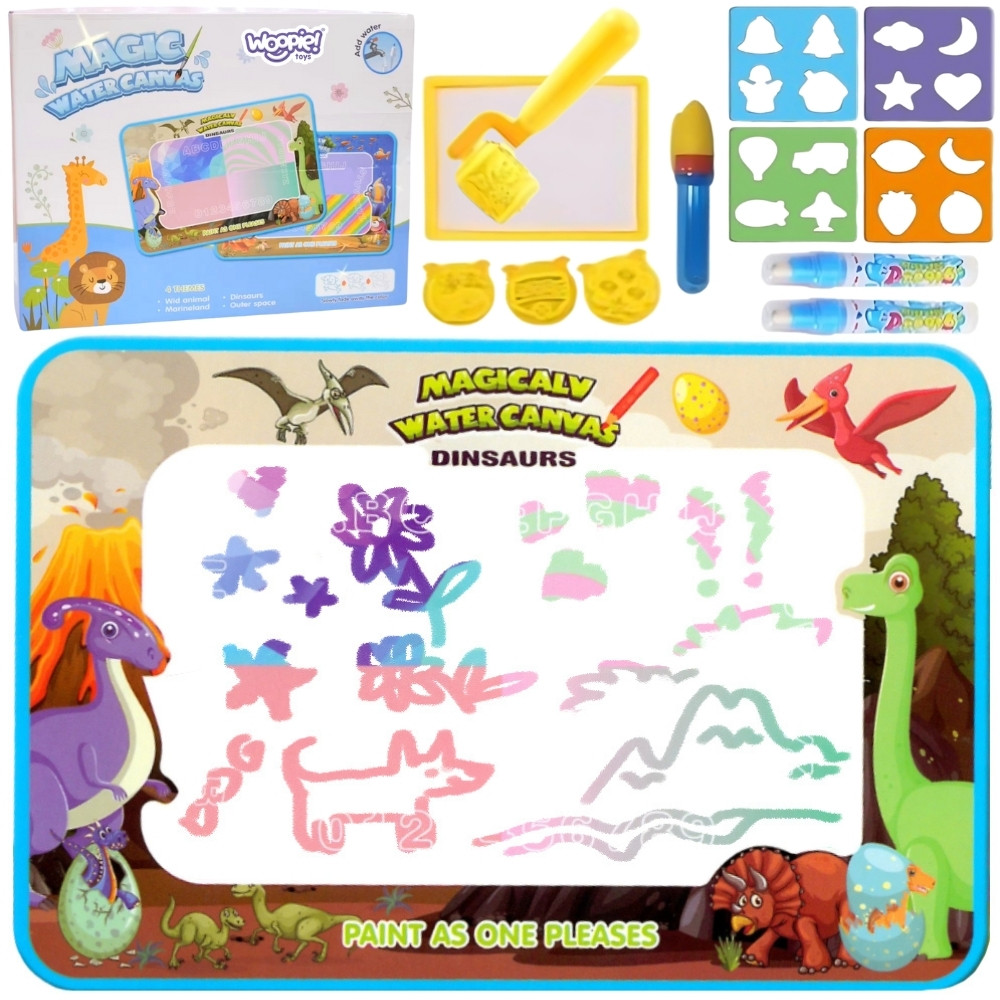 export WOOPIE Magic Water Painting Mat XXL Number Stamps 100x80 cm - Image 1