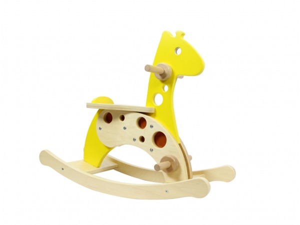 export MASTERKIDZ Wooden Rocking Giraffe Rocker - Image 1