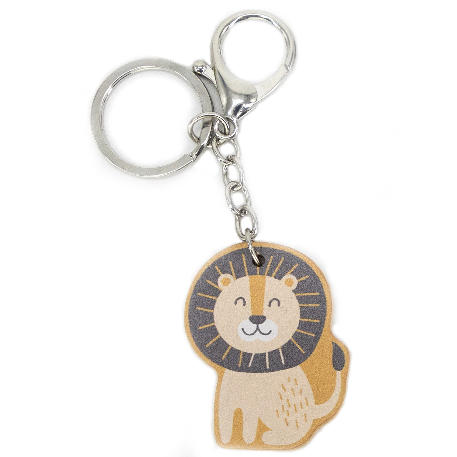 export VIGA PolarB Wooden Lion Keychain - Image 1