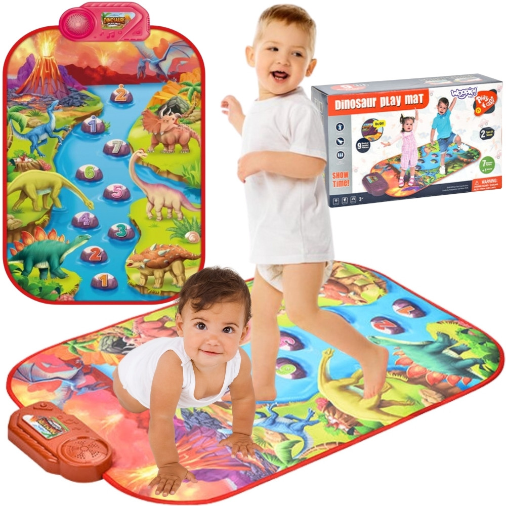export WOOPIE Large Musical Mat Piano XL Dinosaurs Interactive - Image 1