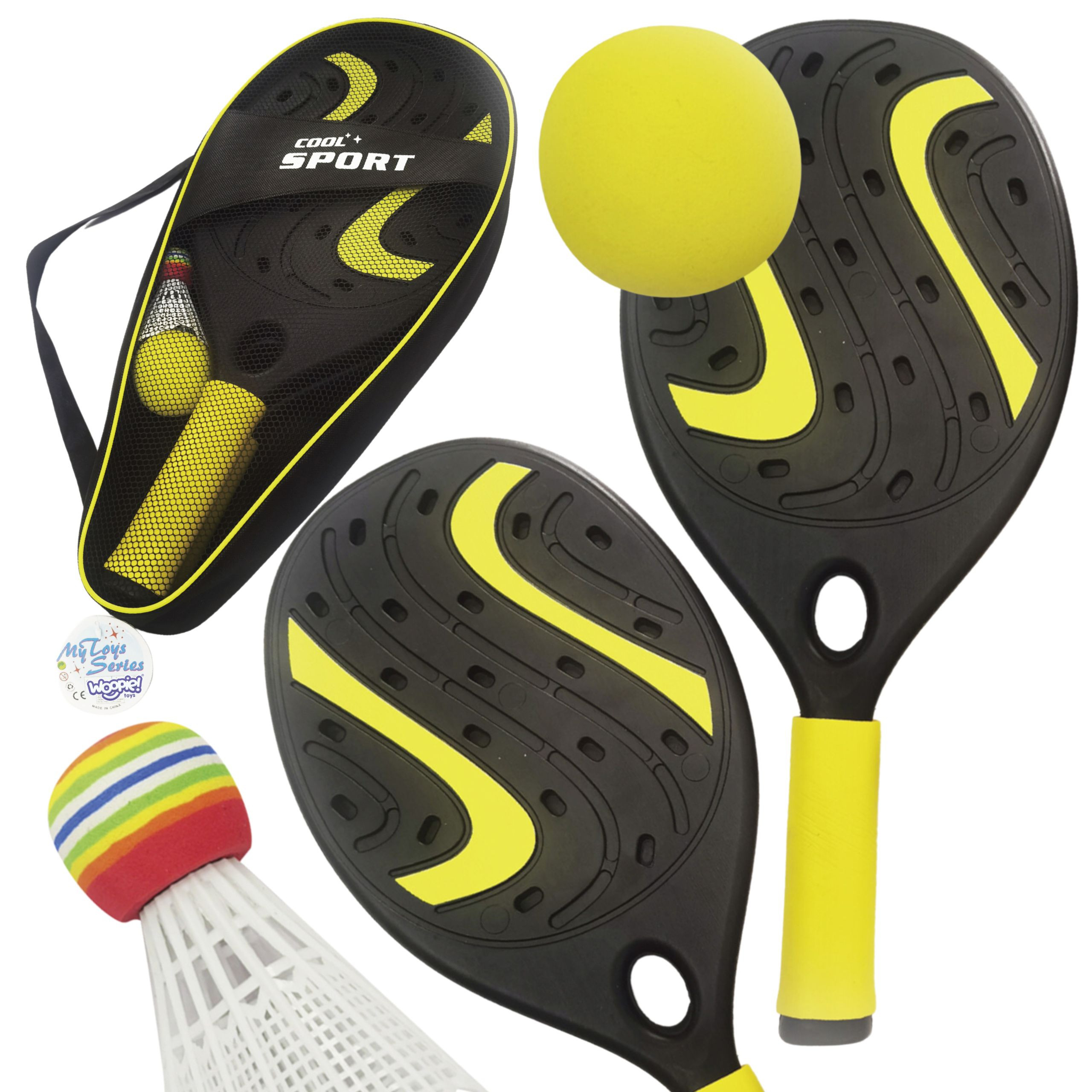 export Rakečių rinkinys su kamuoliuku ir plunksta krepšyje 51077 - Image 1