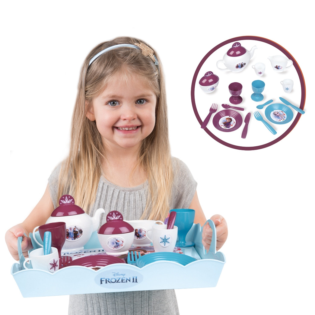 export SMOBY Frozen II Tray with XL Tableware Accessories - Image 1